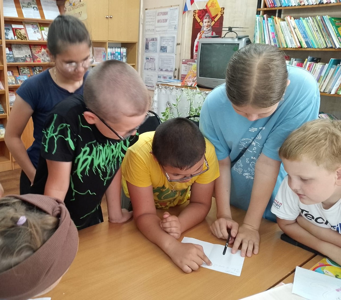 В Кировской библиотеке прошла квест-игра «Ищи клад» В Кировской библиотеке прошла квест-игра «Ищи клад»